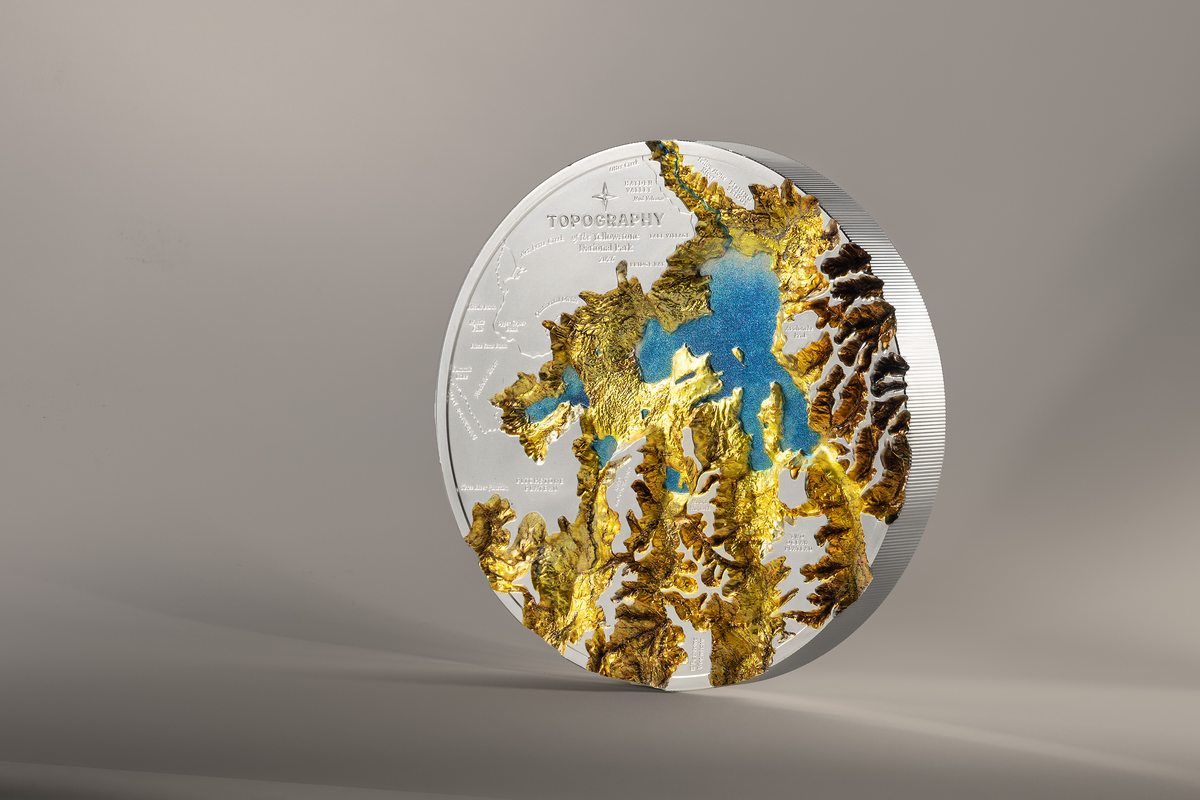 Topography Yellowstone 1kg reverso — A79 METALS